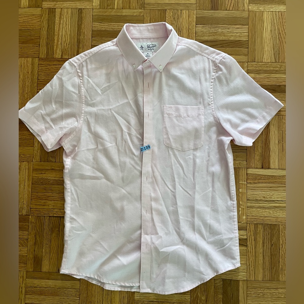 Men's original penguin short sleeve button down